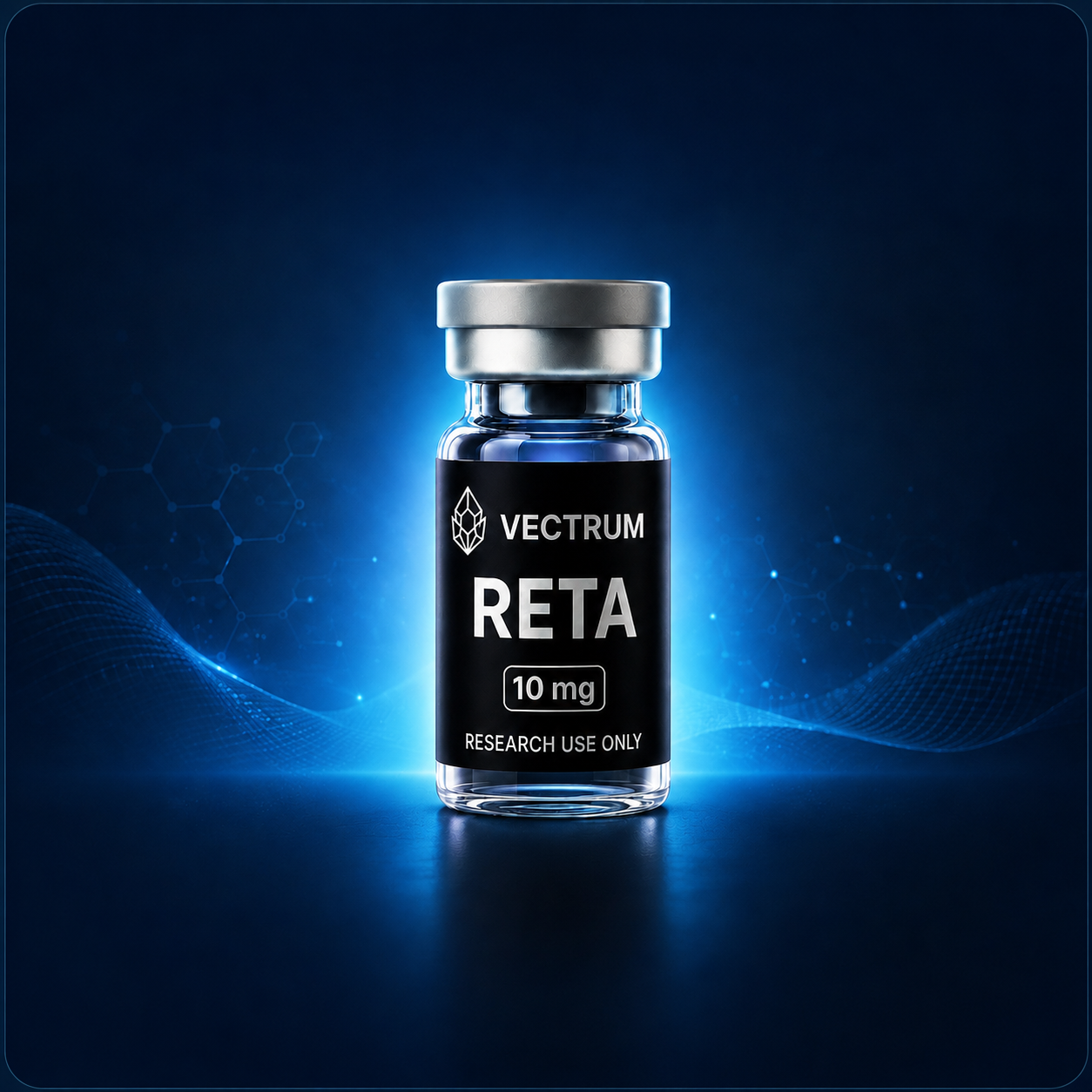 Vectrum Peptides Retatrutide 10 mg research vial